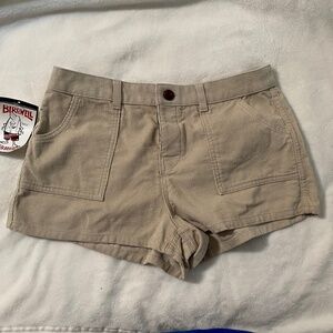 Birdwell Corduroy Shorts Tan Sz 8